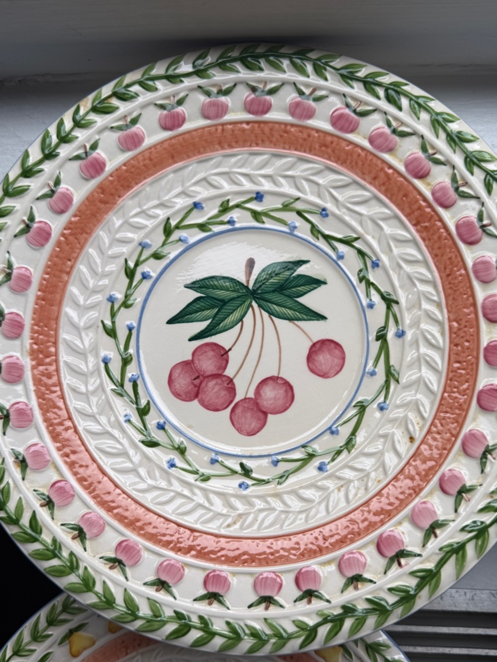 Strata Group Fresh N Fruity Hand Painted Design 8.75" Plates, set of 6 - Picture 7 of 9